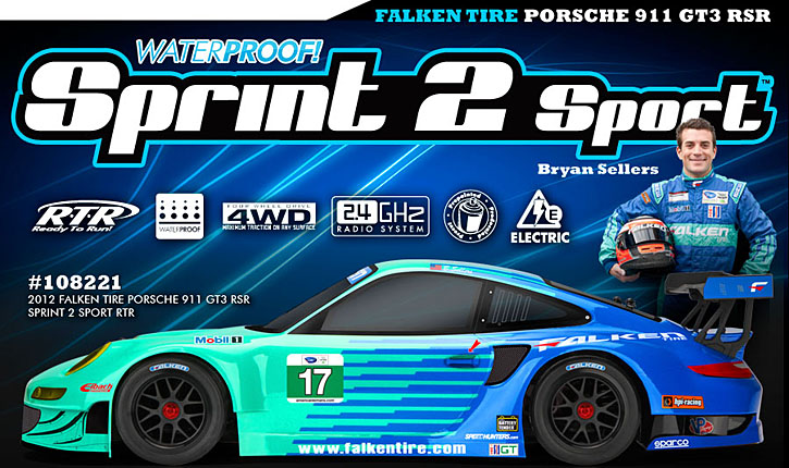 RTR Sprint 2 Sport Falken Porsche 911 GT3 RSR.