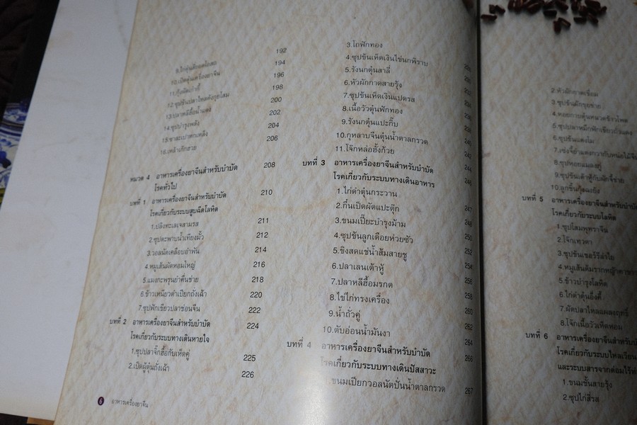 อาหารเครื่องยาจีน หลักโภชนาการ พร้อมสูตรอาหารอายุวัฒนะ ปกเเข็ง ปี 2541