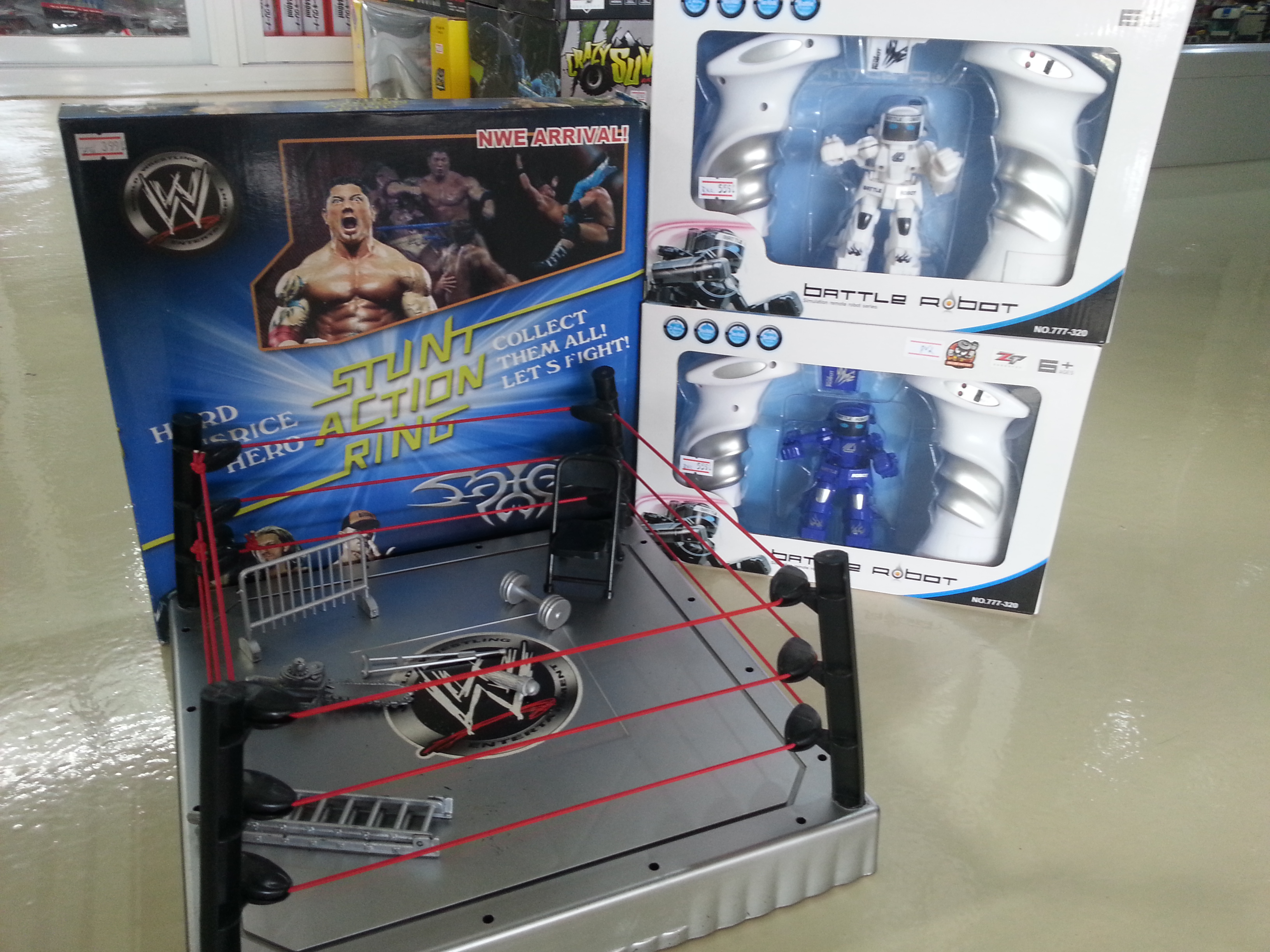 หุ่นชกมวย Battle Robot.