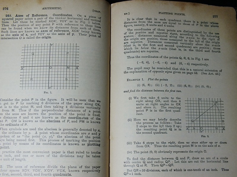 A School Arithmetic by H.S.HALL & F.H.STEVENS ปกแข็ง 550 หน้า ปี 1959