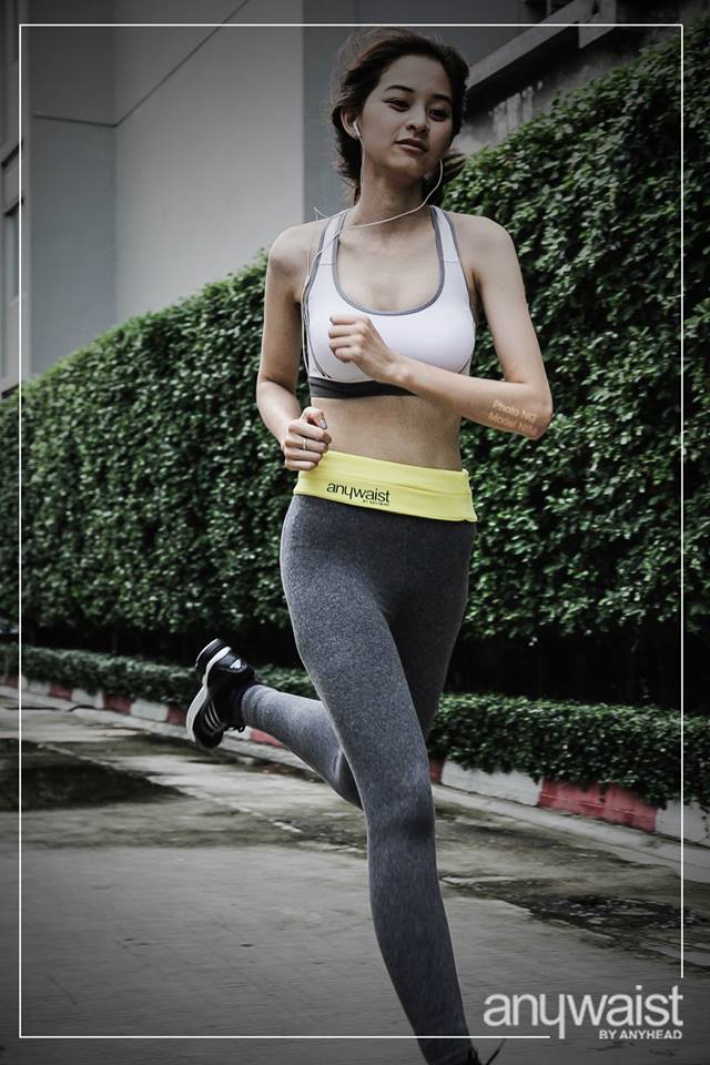 Anywaist สายคาดเอวนักกีฬา สีเหลือง (YELLOW)