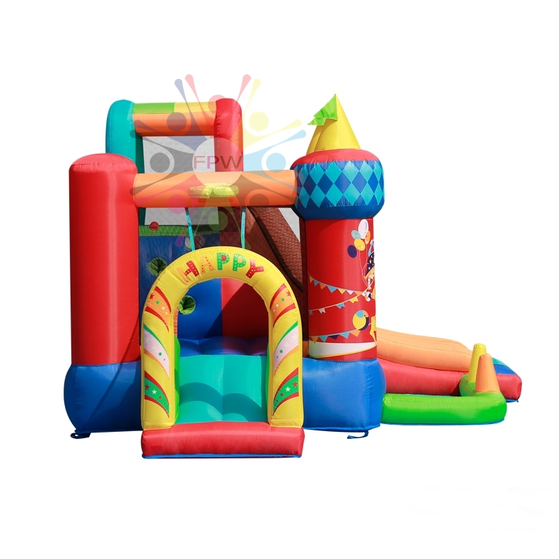 บ้านลมขนาด 300x360x210 cm สินค้าผลิตและออกแบบได้ลงตัวและน่ารักสุดๆ พร้อด้วยฟังท์ชั่นที่เสริมสร้างพัฒนาการและจินตนาการได้อย่างครบครัน มีสีสันสดใสออกแบบมาเพื่อกระตุ้นประสาทตาในการมองเห็นของเด็กๆ เหมาะสำหรับเด็กอายุ 3-10 ขวบน้ำหนักโดยรวมไม่เกิน 100 กิโลกรัม