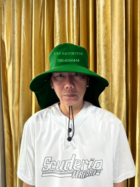 หมวกคลุมหน้าทรงค้างคาว หมวกคลุมหน้ากันแดดถอดแยกชิ้นได้