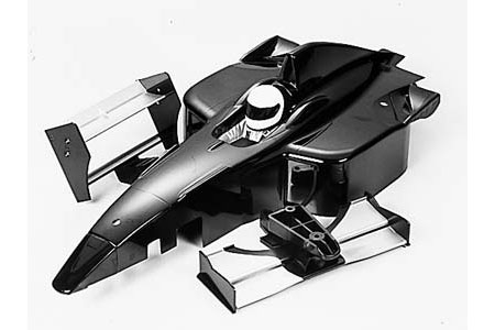 F1 Body Parts Set (M Type) (Black Painted)