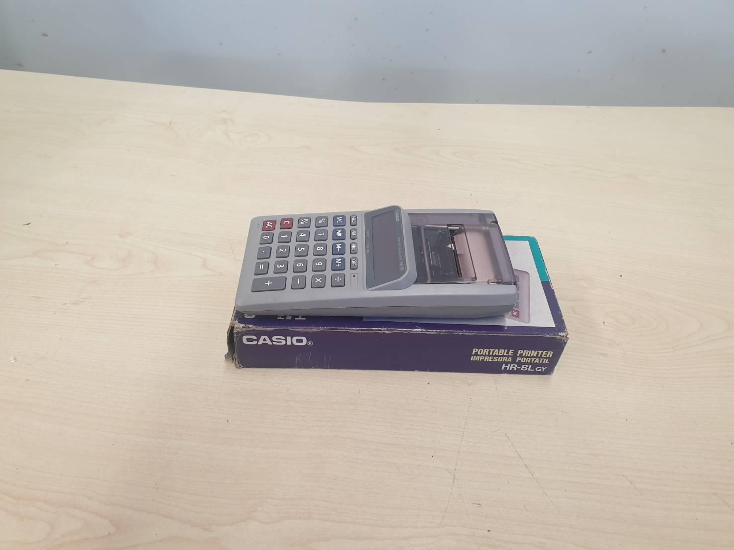 เครื่องคิดเลขปริ้นบิล CASIO HR-8L มือสอง