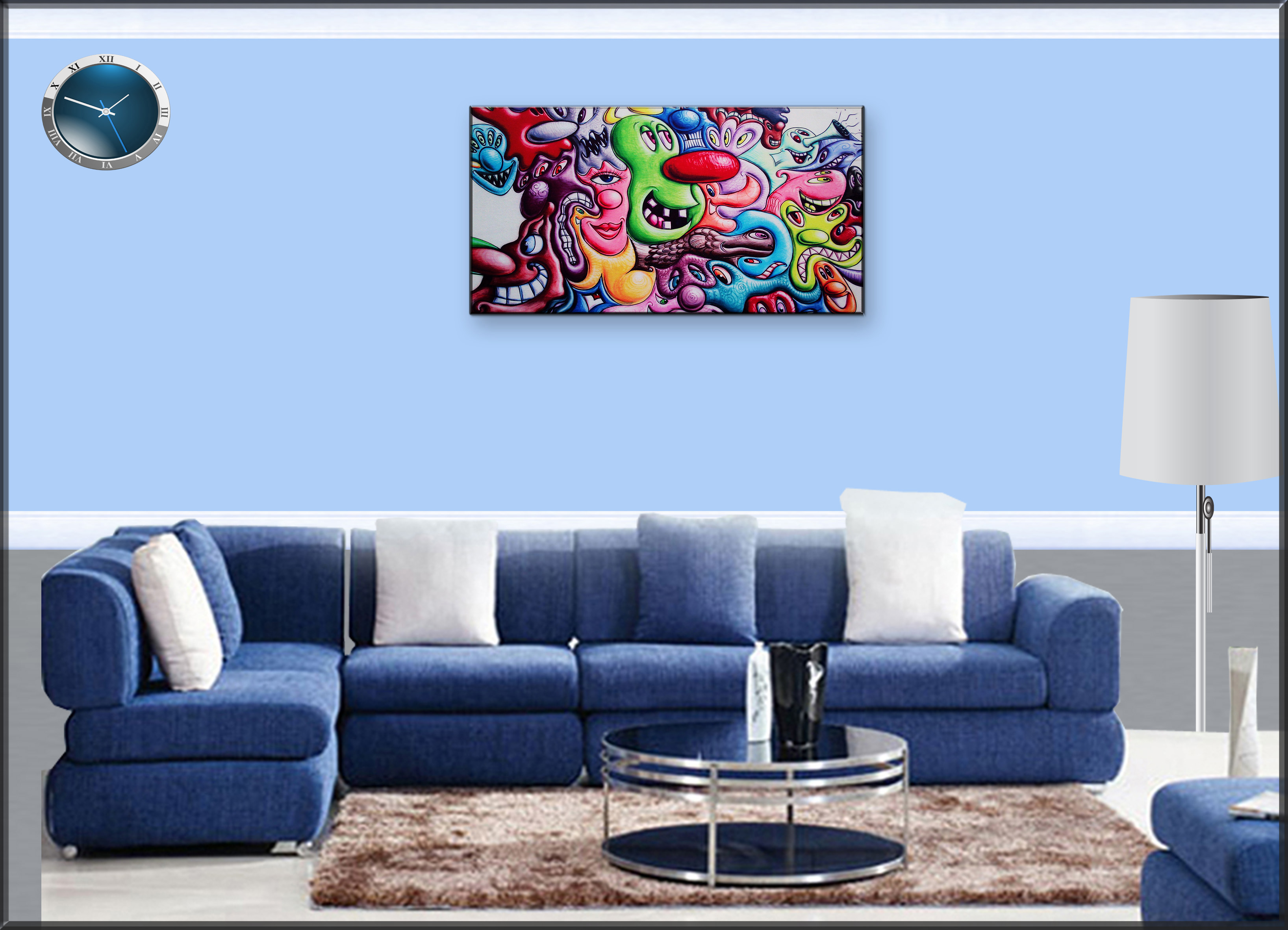 SIZE;M 1 SET สั่งทำวอลเปเปอร์ รูปภาพติดผนัง มีภาพให้เลือกกว่า 50,000 ภาพ ออกแบบกราฟฟิค หรือ รูปภาพตามที่ท่านกำหนด ในสไตล์ท่านเอง "custom made"