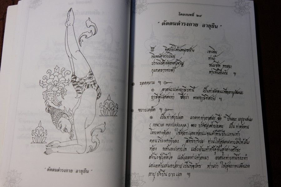 80 ท่าบท ฤาษีดัดตน วัดโพธิ์ โดย นายขยะ หนา 197 หน้า ปี 2537