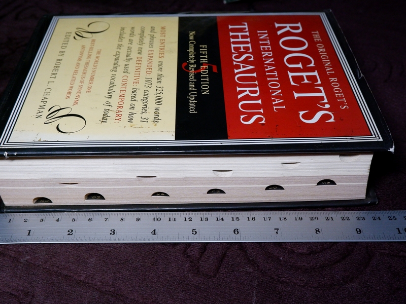 the original roget's roget's international thesaurus fifth edition by robert l.chapman