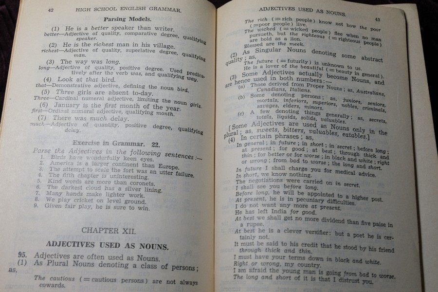 High School English Grammar & Composition by Wren & Martin ปกเเข็ง ปี 1969