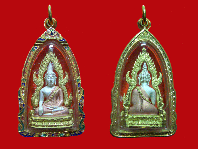 พระพุทธชินราช3 กษัตริย์ เลี่ยมทองลงยา