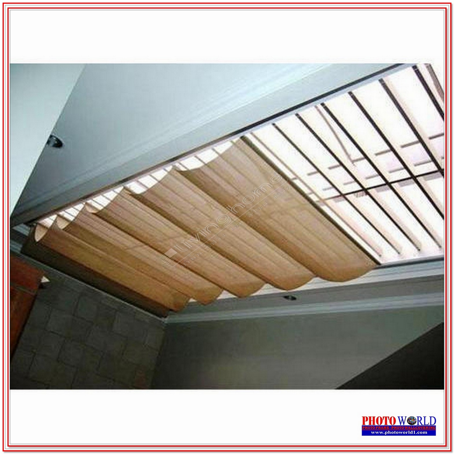 ม่านปรับแสงแนวเอียง(Sky Light Blinds) ผ้าม่าน ม่าน มู่ลี่ มู่ลี่ไม้ ม่านม้วน วอลเปเปอร์ รับติดตั้ง ออกแบบ ราคาถูก ทุกประเภท ทุกรูปแบบ