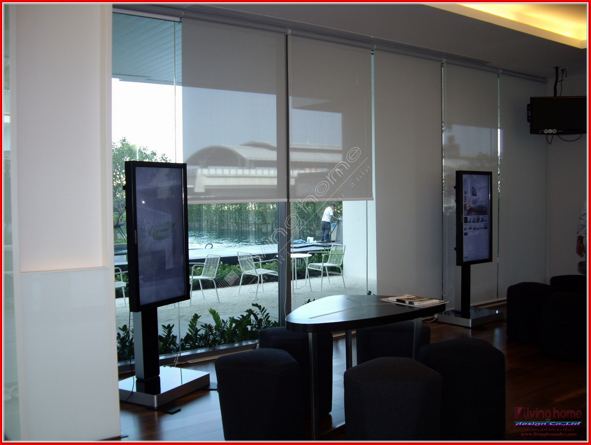 ม่านม้วน โปร่งแสง "SUNSCREEN ROLLER BLINDS" ผ้าม่าน ม่าน มู่ลี่ มู่ลี่ไม้ ม่านม้วน วอลเปเปอร์ รับติดตั้ง ออกแบบ ราคาถูก ทุกประเภท ทุกรูปแบบ