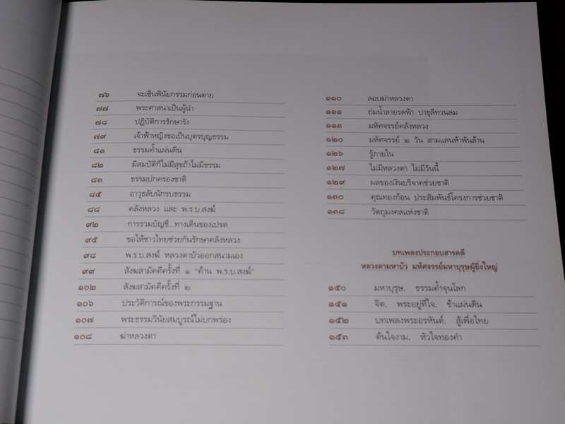 หลวงตามหาบัว มหัศจรรย์มหาบุรุษผู้ยิ่งใหญ่ ปกเเข็งเล่มใหญ่ ปี 2546