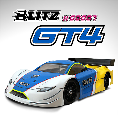 Blitz GT4 Clear Body for 1/8 GT