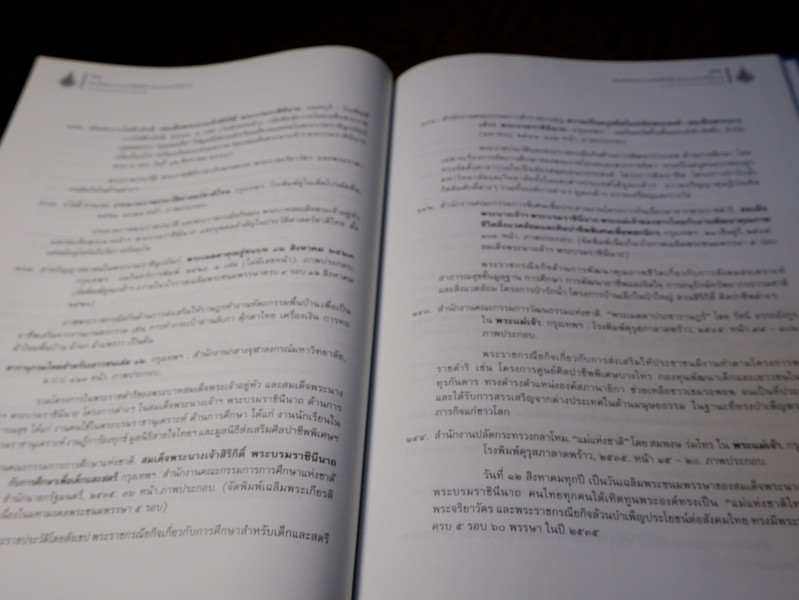 สมเด็จพระนางเจ้าสิริกิติ์ พระบรมราชินีนาถ บรรณานุกรมเเละสาระสังเขป โดย กรมศิลปากร ปกเเข็ง
