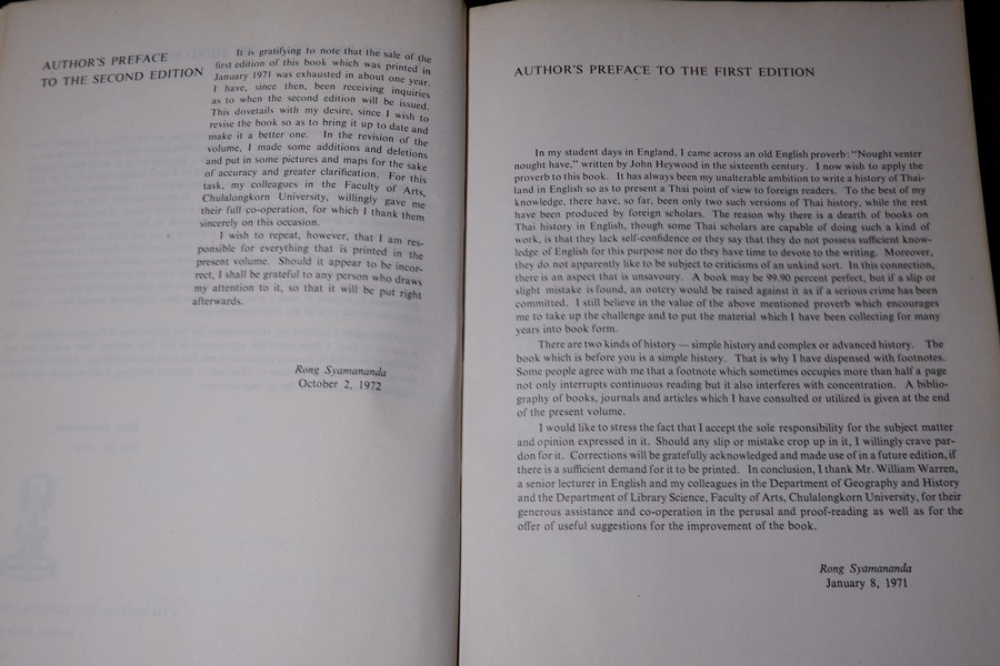 A HISTORY OF THAILAND BY RONG SYAMANANDA MA