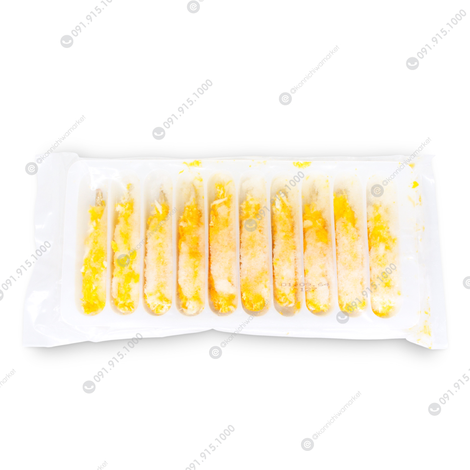 กุ้งชุบเกร็ดขนมปังแช่แข็ง (10 ชิ้น) / Frozen Breaded Shrimp (10pcs. Pack)