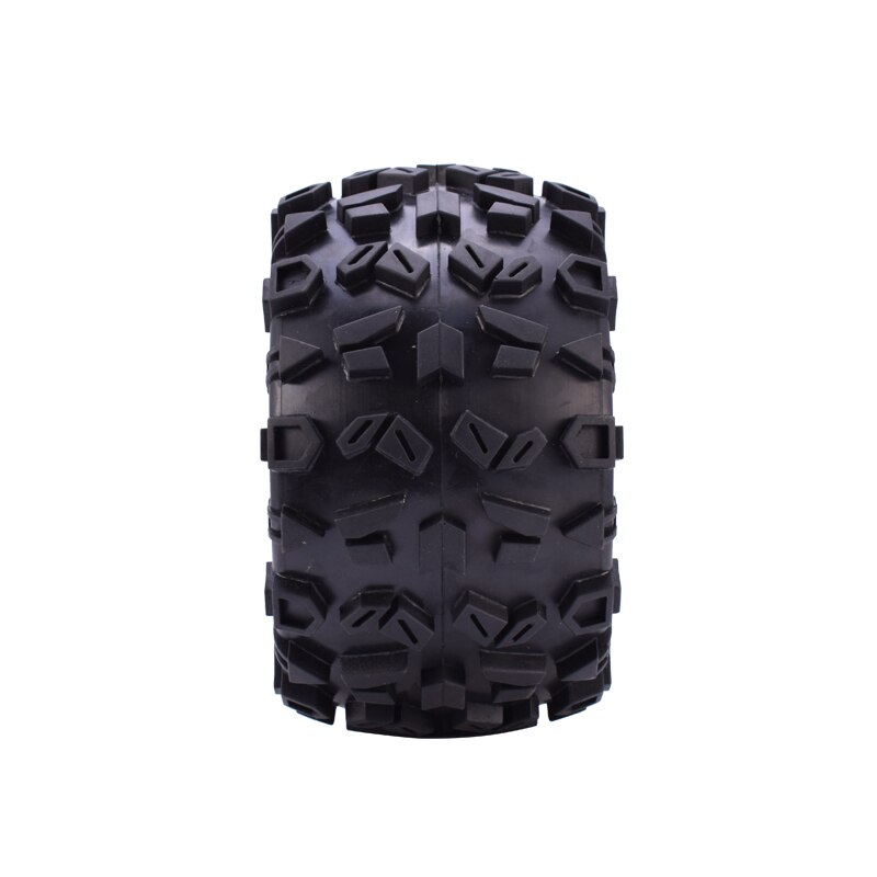 MT8-Pirate 3.8" Tire, Mounted on Black 1/2" Offset Rim (2Pcs.)