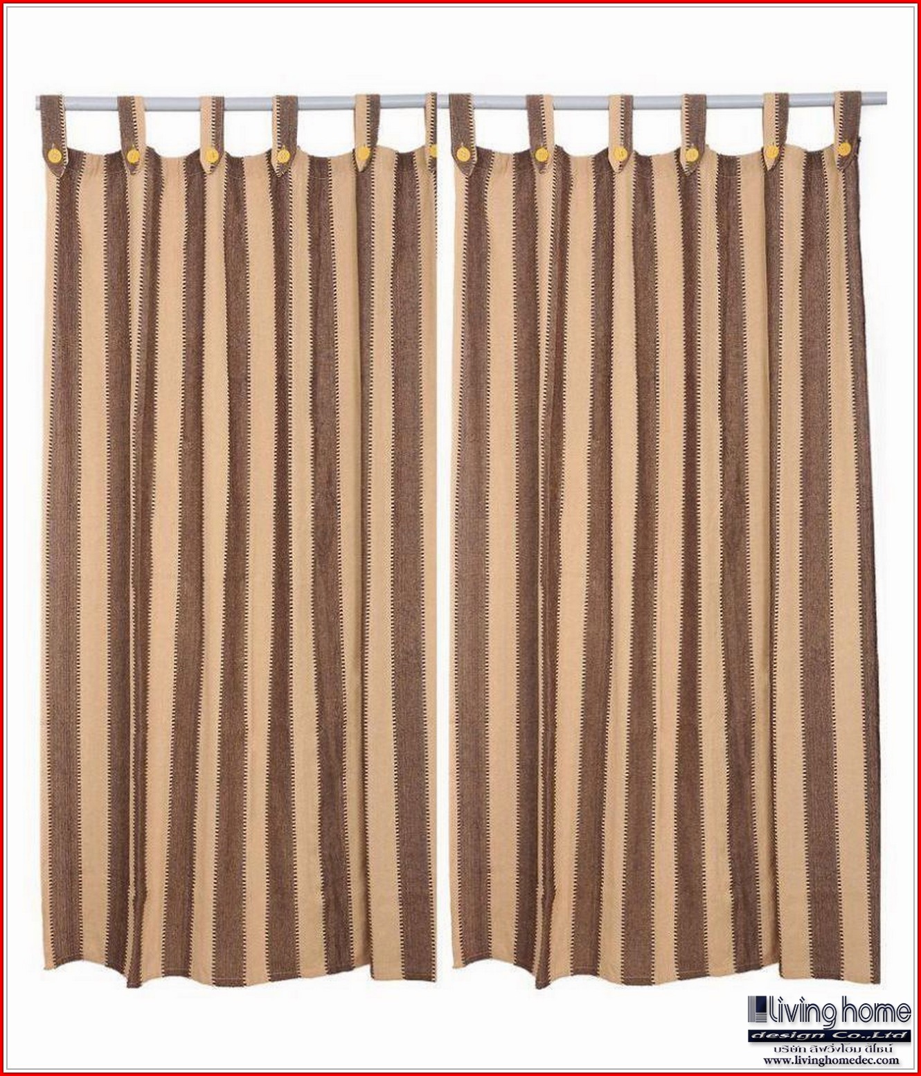 ม่านคอกระเช้า.(Loops Curtains) ผ้าม่าน ม่าน มู่ลี่ มู่ลี่ไม้ ม่านม้วน วอลเปเปอร์ รับติดตั้ง ออกแบบ ราคาถูก ทุกประเภท ทุกรูปแบบ