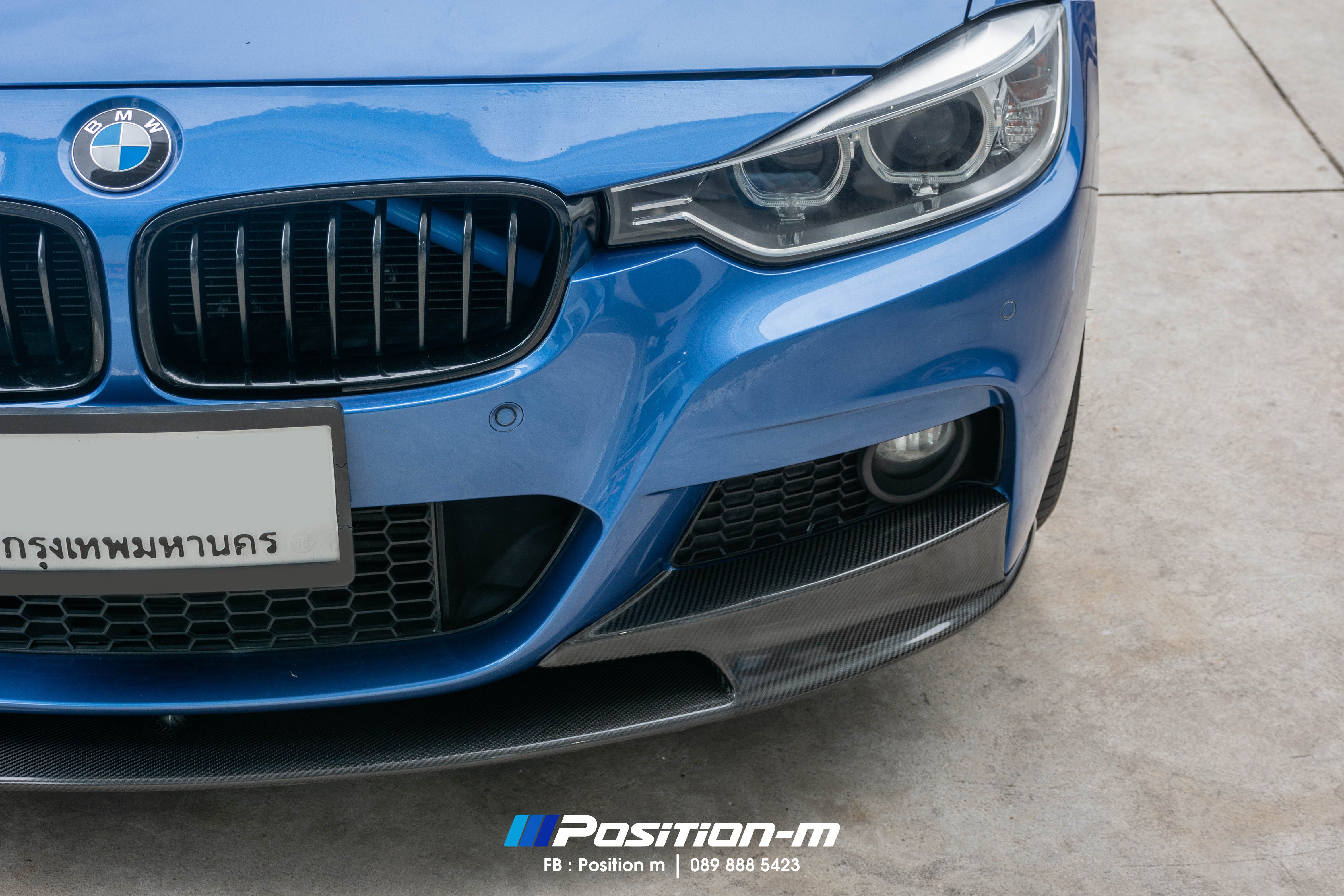 F30 Front lip Pure Carbon