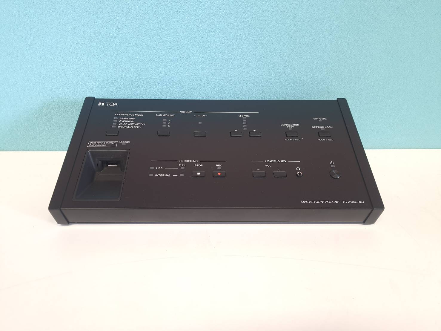 TOA TS-D1000-MU | เครื่องควบคุม ชุดประชุมแบบดิจิตอล