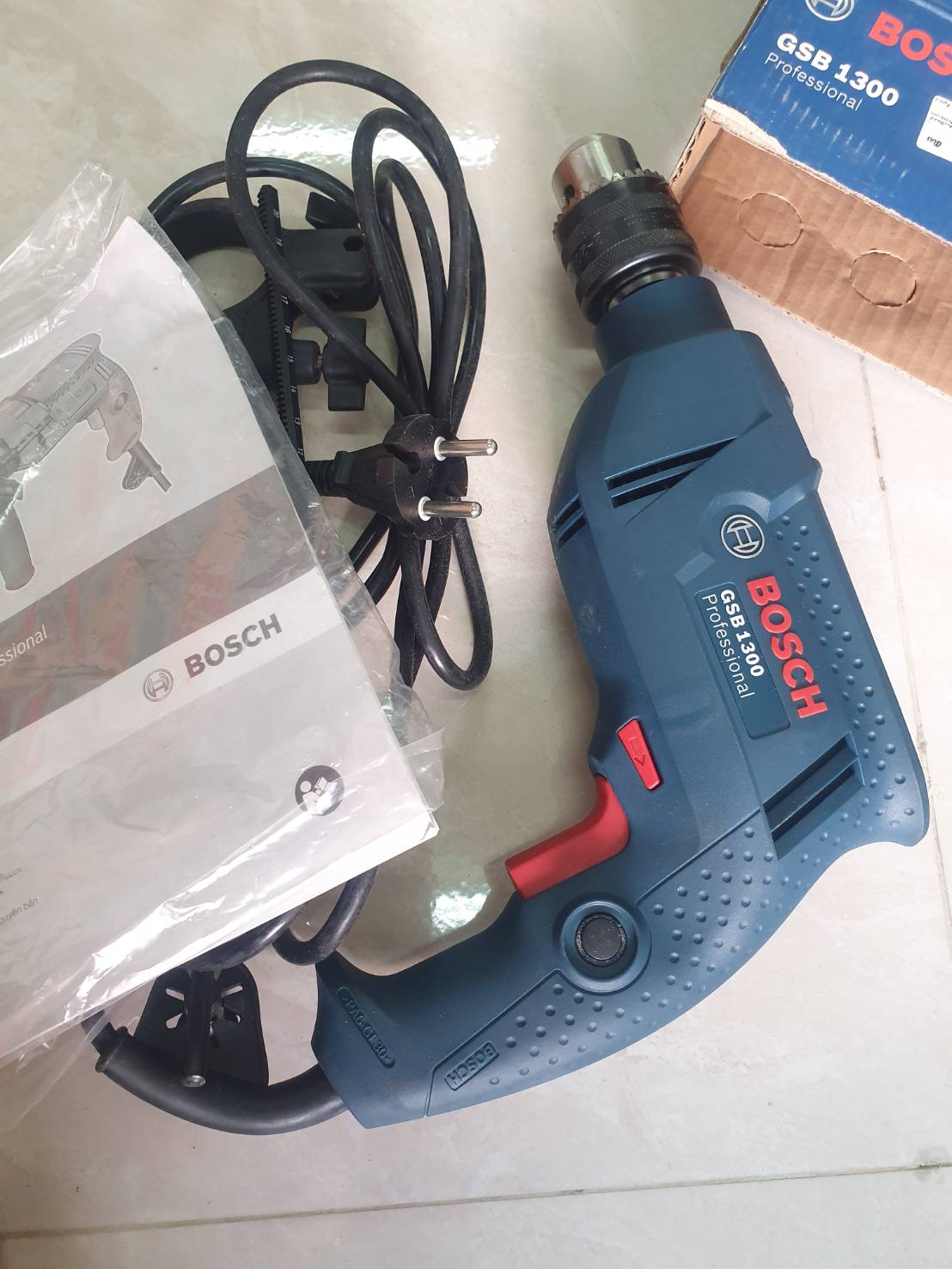 สว่านกระแทก13มม. BOSCH GSB 1300 มือสอง