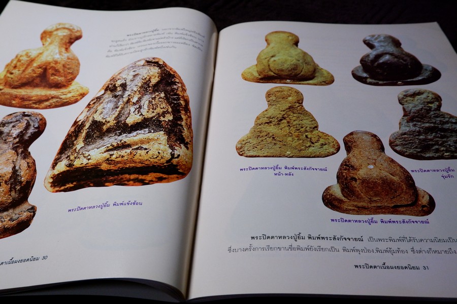 พระปิดตาเนื้อผงยอดนิยม โดย คเณศ์พร ปี 2547 หนา 96 หน้า