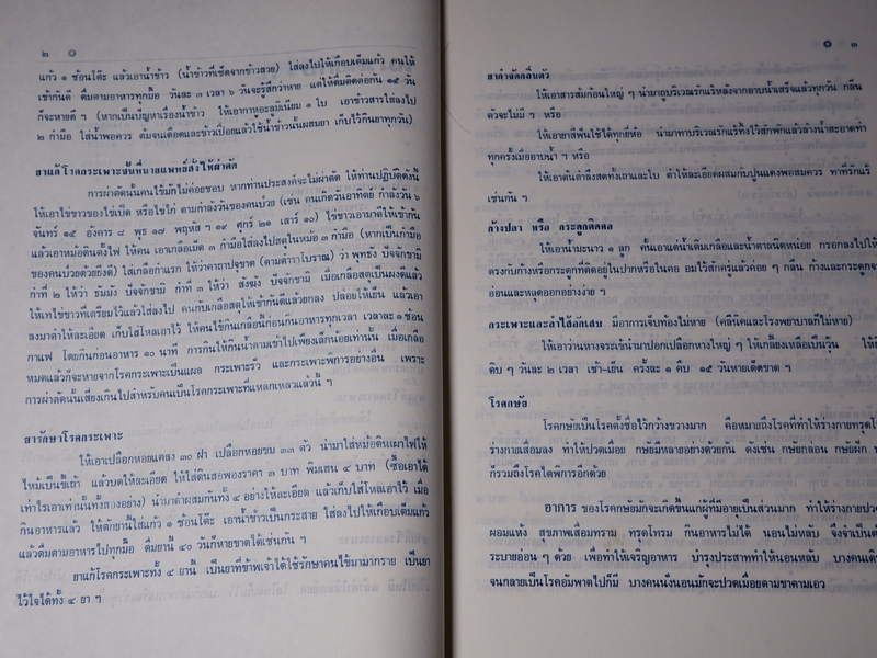 ตำรายาไทยเเผนโบราณ โดย ส.เปลี่ยนสี ตามลำดับตัวอักษร(ของโรคที่เกิด) จาก ก.ถึง ฮ ปี 2529