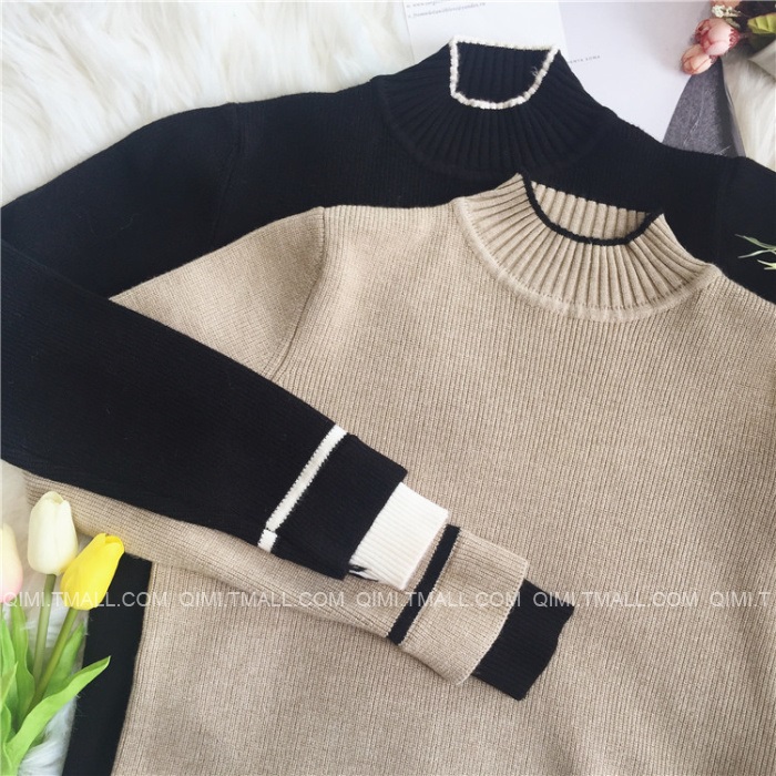 พรีออเดอร์ - เดรสไหมพรม Pre - DT112 (สีครีม)