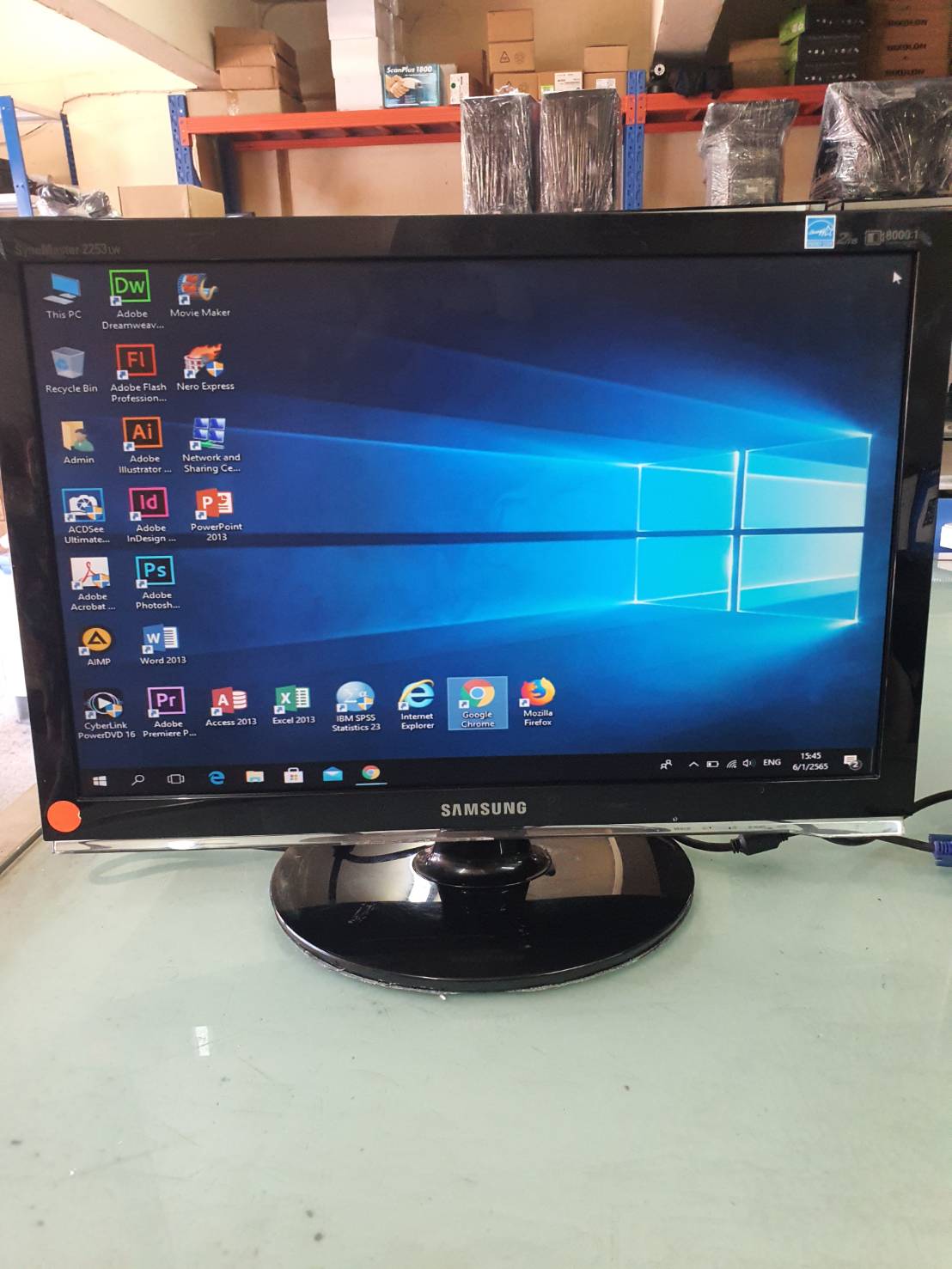จอมอนิเตอร์ Samsung 22''นิ้ว 2253lw มือสอง