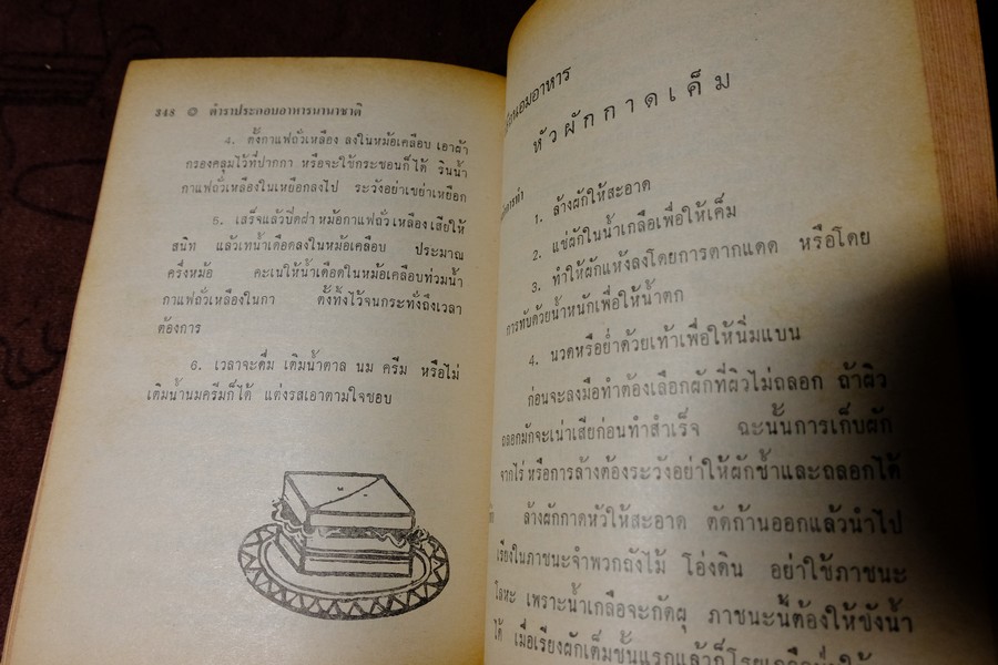 อาหารนานาชาติ โดย ศิริอนงค์ ปกแข็ง 463 หน้า ปี 2516
