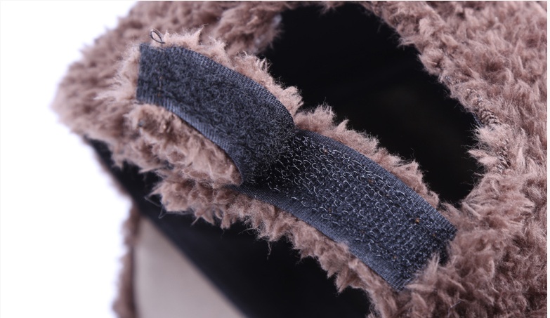 พรีออเดอร์ - หมวกแก๊ปไหมพรม Pre - HT624 (สีน้ำตาล)