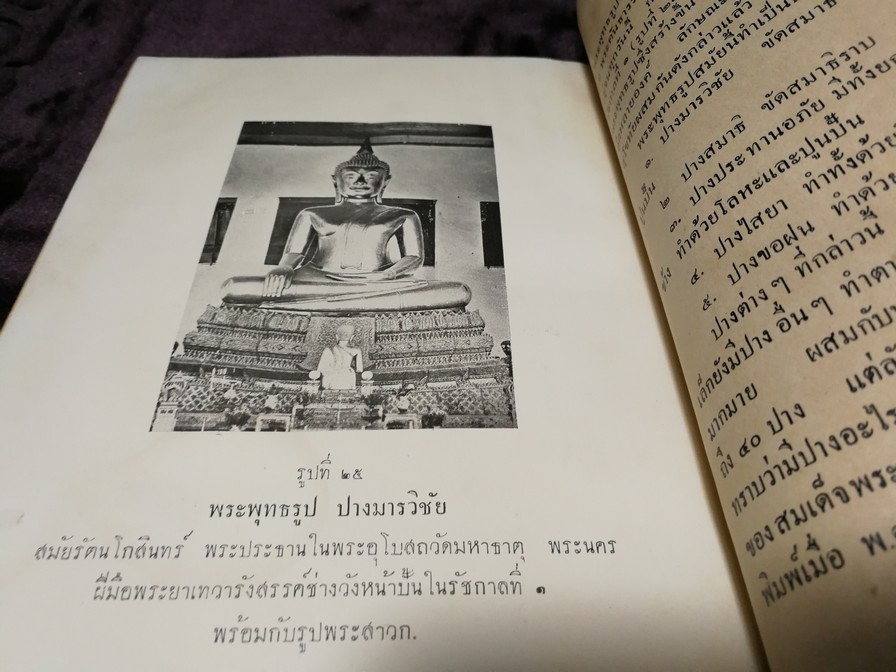 เรื่องพระพุทธรูปสมัยต่างๆในประเทศไทย โดย หลวงวบริบาลบุรีภัณฑ์ พ.ศ.2496