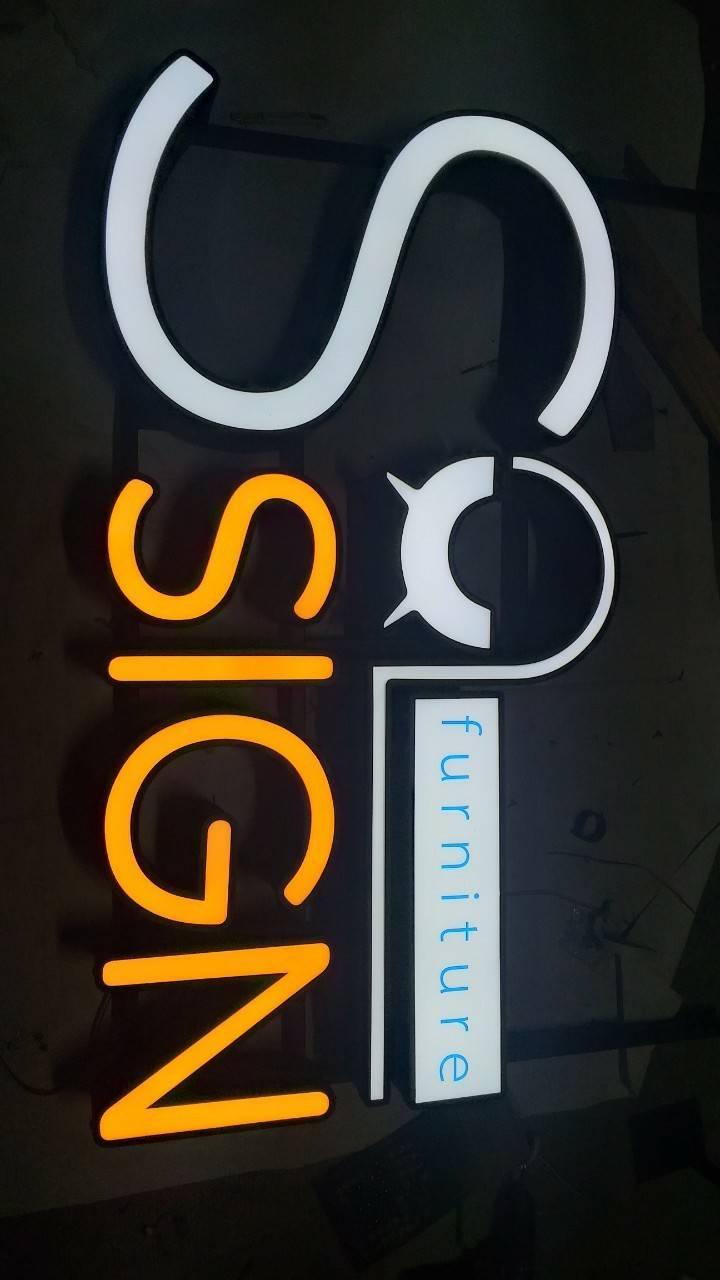 งานป้ายกล่องไฟ