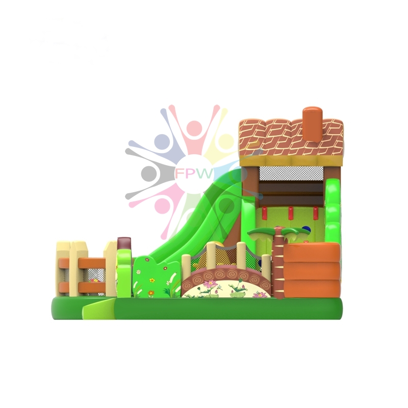 บ้านลมขนาด 800x650x475 cm สินค้าผลิตและออกแบบได้ลงตัวและน่ารักสุดๆ พร้อด้วยฟังท์ชั่นที่เสริมสร้างพัฒนาการและจินตนาการได้อย่างครบครัน มีสีสันสดใสออกแบบมาเพื่อกระตุ้นประสาทตาในการมองเห็นของเด็กๆ เหมาะสำหรับเด็กอายุ 3-10 ขวบน้ำหนักโดยรวมไม่เกิน 100 กิโลกรัม