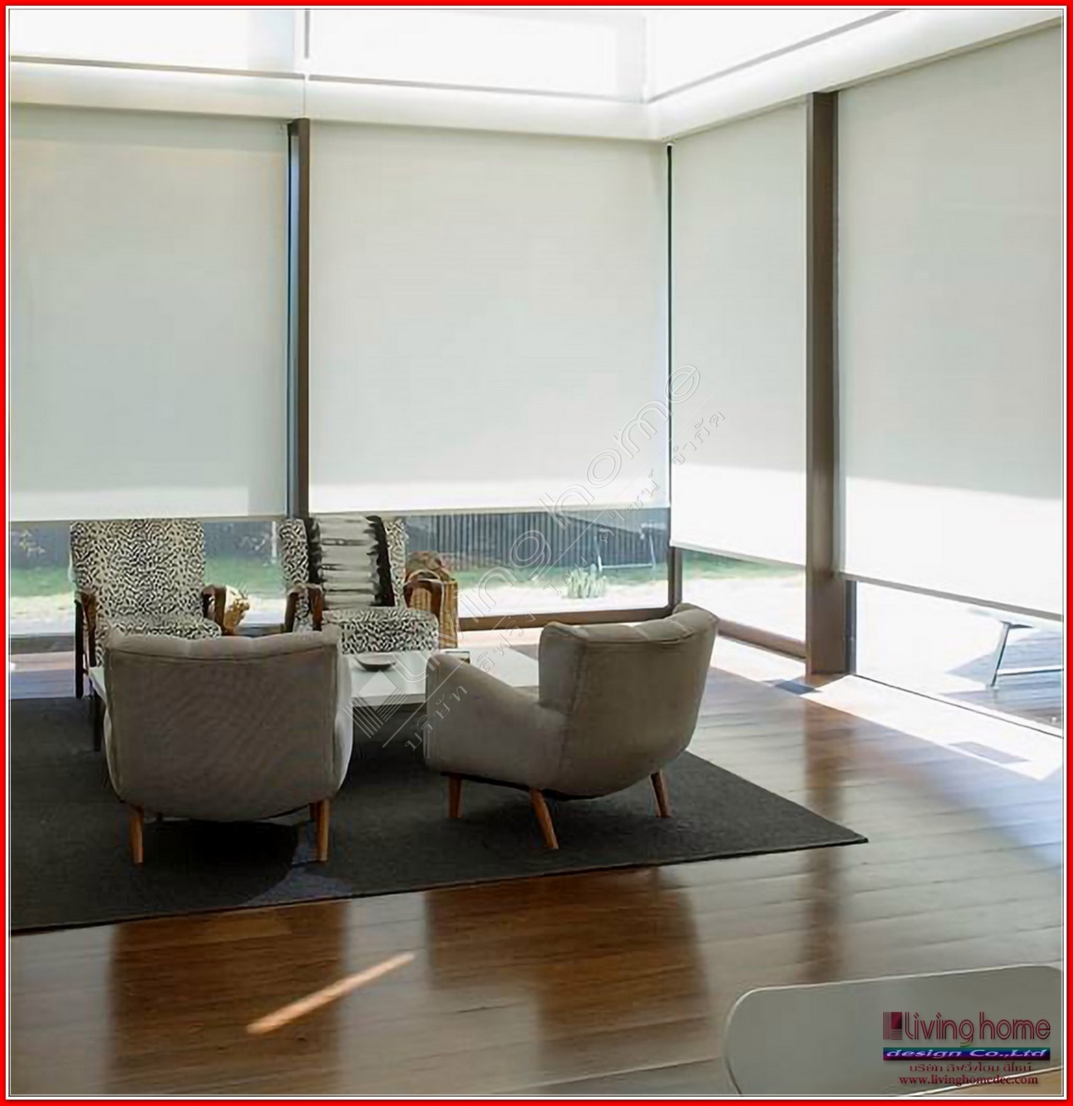 ม่านม้วน ทึบแสง "BLACK OUT ROLLER BLINDS" ผ้าม่าน ม่าน มู่ลี่ มู่ลี่ไม้ ม่านม้วน วอลเปเปอร์ รับติดตั้ง ออกแบบ ราคาถูก ทุกประเภท ทุกรูปแบบ