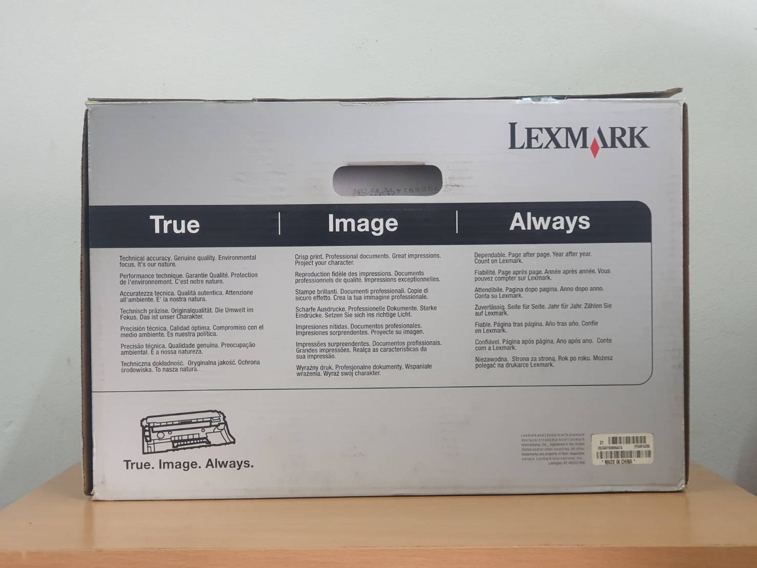 หมึกเครื่องพิมพ์เลเซอร์ Lexmark 500Z Black มือสองยังไม่ได้ใช้งาน