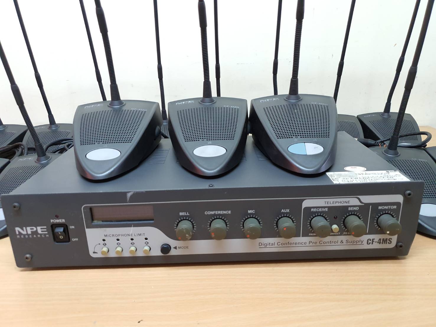 NPE CF-4MS CF4MC CF4MD ชุดประชุมระบบดิจิตอล มือสอง