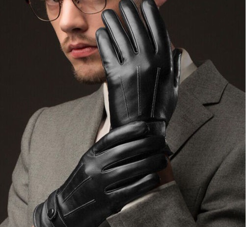 พร้อมส่ง - ถุงมือกันหนาวผู้ชาย GT190 (สีดำ)