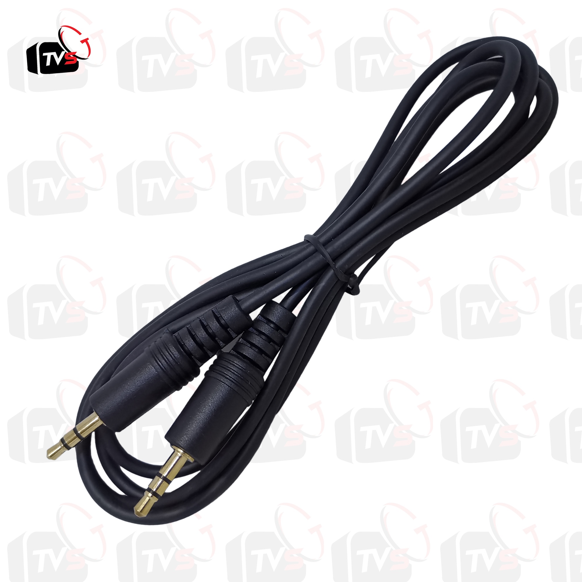 สาย สัญญาณ เสียง AUX 3.5mm ตัวผู้-ตัวผู้ ยาว 1.5 เมตร สีดำ สำหรับต่อมือถือ ลำโพง คอมพิวเตอร์