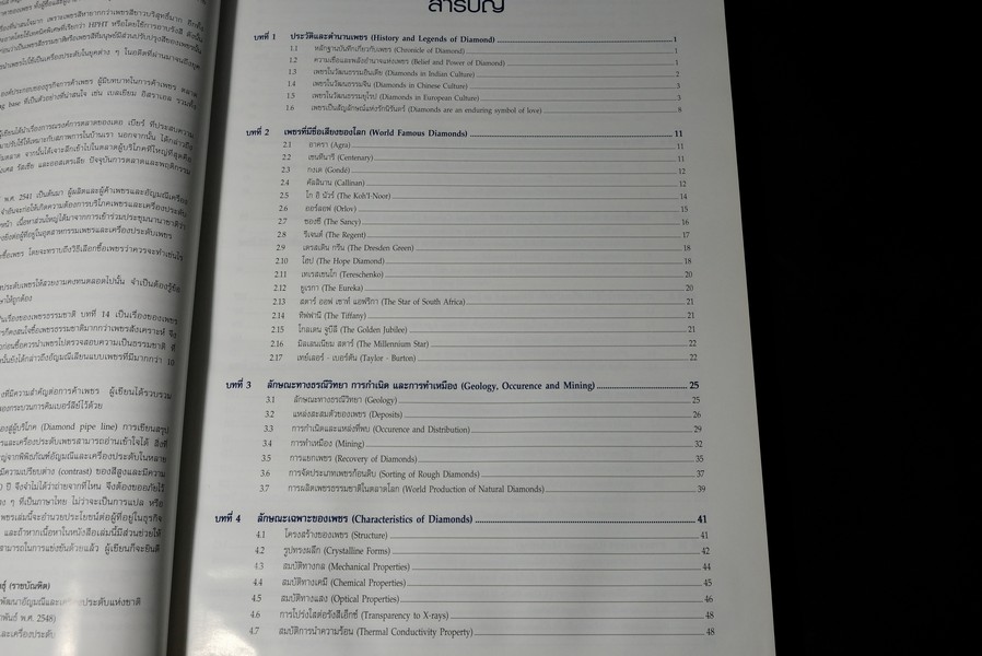 เพชร โดย ศ.ศักดา ศิริพันธุ์ ปกแข็ง พิมพ์ปี 2548
