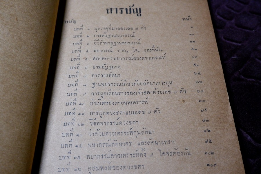 ตำราพยากรณ์เลข 7 ตัว ฉบับดั้งเดิมของไทยเเต่ครั้งสุโขทัย โดย อ.เทพย์ สาริกบุตร ปี 2491 (สอบถาม)