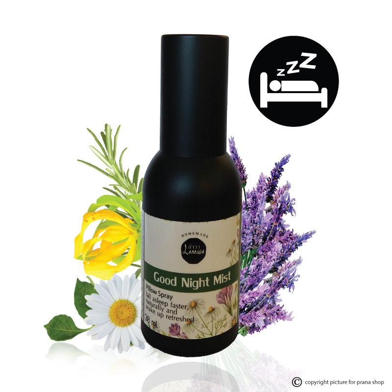 [สเปรย์ฉีดหมอน นอนหลับสบาย] Sleepwell Good Night Mist Pillow Spray สเปรย์น้ำมันหอมระเหย กลิ่น Good Night 30ml