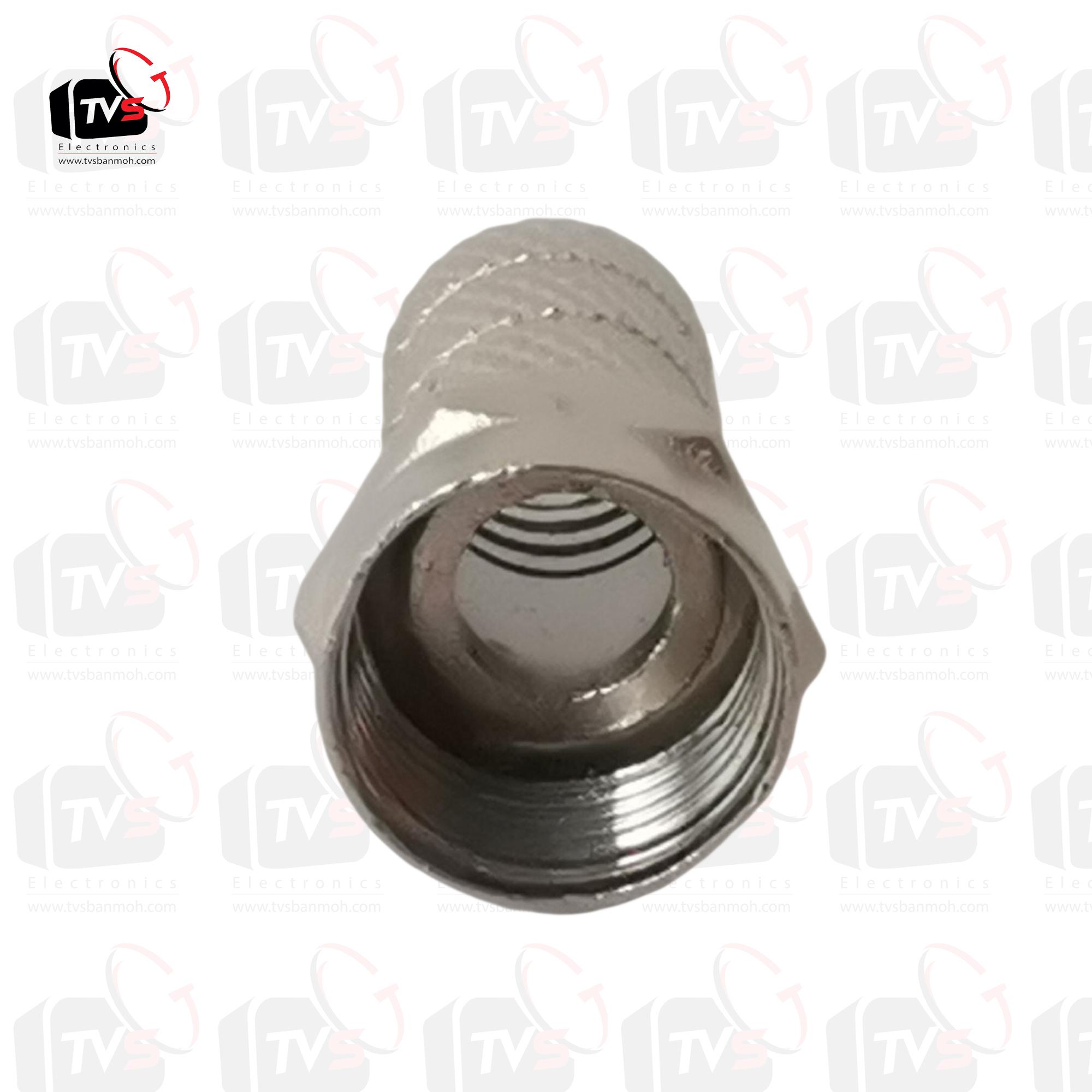 แจ็ค F-TYPE สำหรับสาย coaxial RG-6 แบบหมุนเกลียว 1ถุง (100ชิ้น)