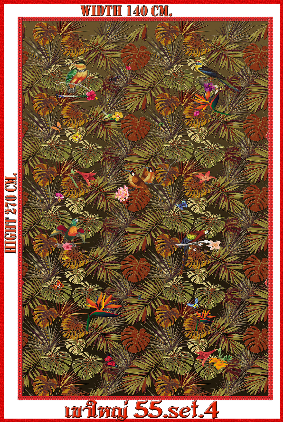 วอลเปเปอร์รูปภาพติดผนังสั่งทำ เขาใหญ่ 55(ลายเล็ก) มีภาพให้เลือกกว่า 50,000 ภาพ ออกแบบกราฟฟิค หรือ รูปภาพตามที่ท่านกำหนด ในสไตล์ท่านเอง "custom made"