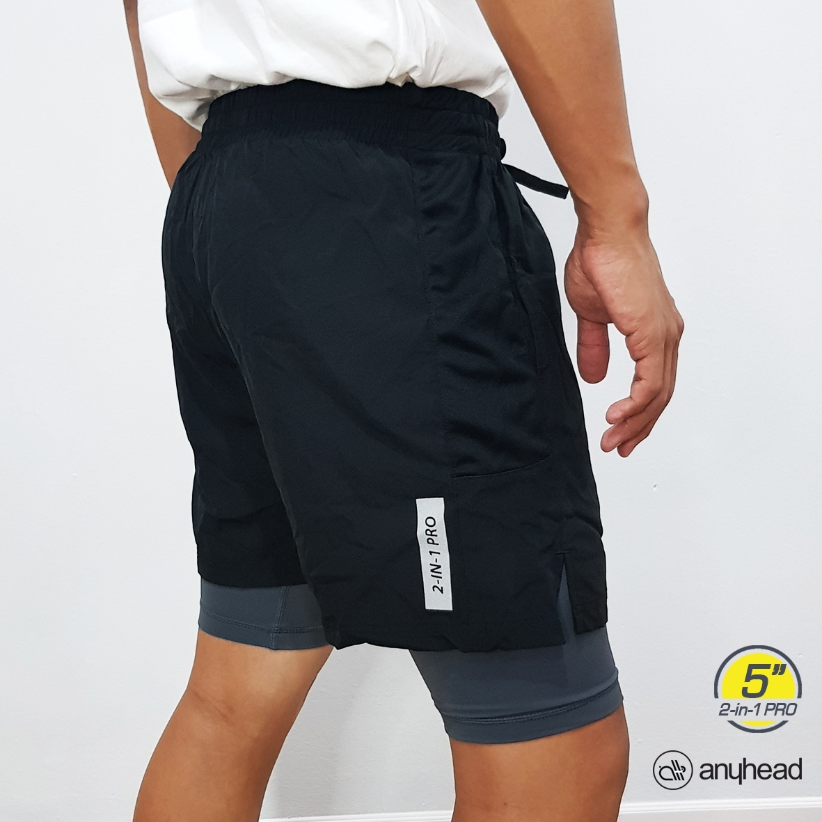 กางเกง 2 ชั้น รุ่น 2 in 1 - Pro กระชับกล้ามเนื้อ แบบยาว ( Long , 5" )