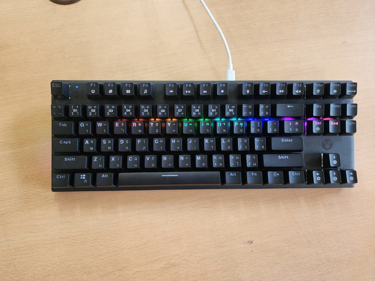 KEYBOARD (คีย์บอร์ด) FANTECH MAXFIT87 มือสอง