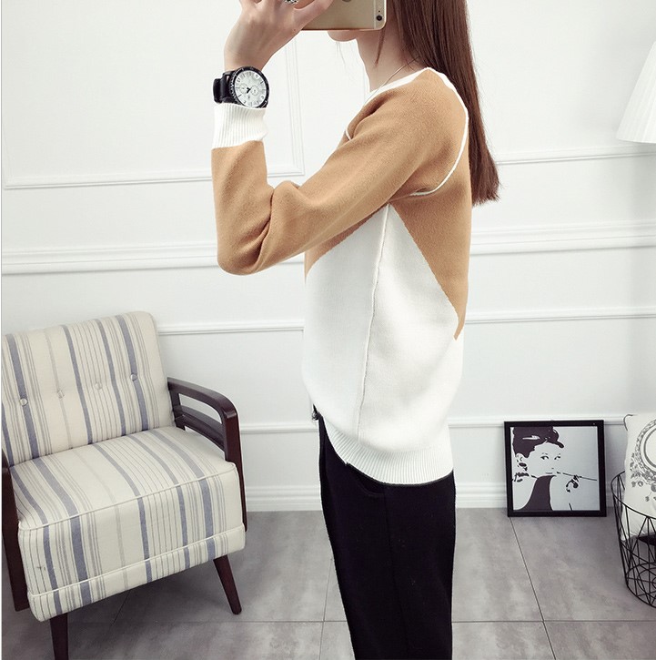 พร้อมส่ง - เสื้อไหมพรมแขนยาว ST188 (สีน้ำตาล)