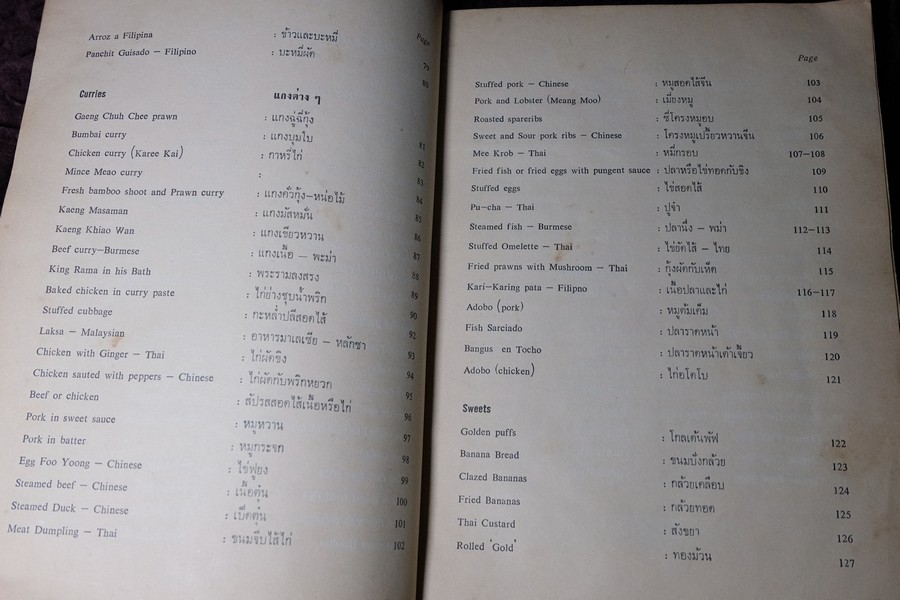 YWCA COOK BOOK (asian cook book) ปี 2512