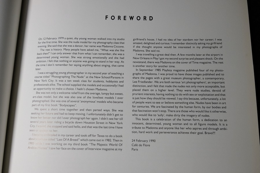 MADONNA NUDES 1979 by MARTIN HUGO MAXIMILIAN SCHREIBERหนา 60 หน้า ปี 1992